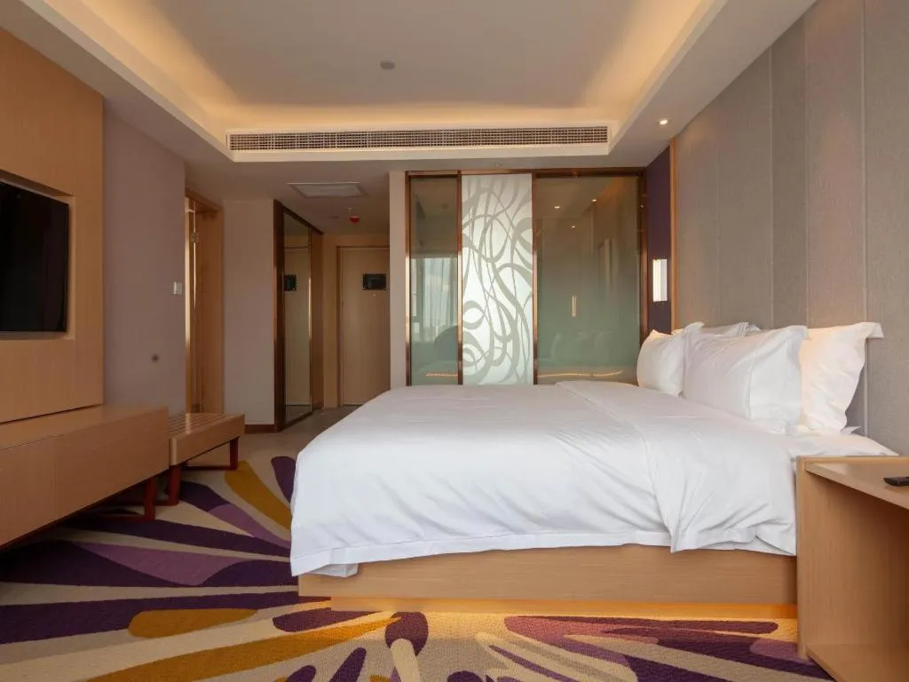 Bed in Lavande Hotel Changsha South High-speed Railway Station Xiyingmen
