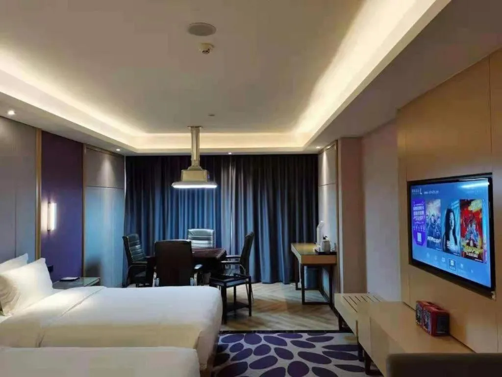 Bed in Lavande Hotel Changsha South High-speed Railway Station Xiyingmen