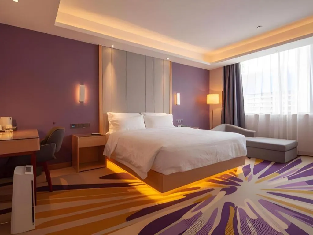 Bed in Lavande Hotel Changsha South High-speed Railway Station Xiyingmen