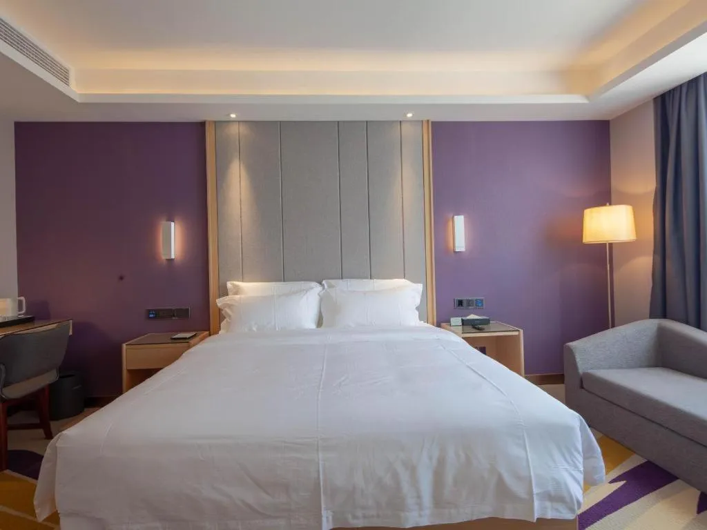 Bed in Lavande Hotel Changsha South High-speed Railway Station Xiyingmen