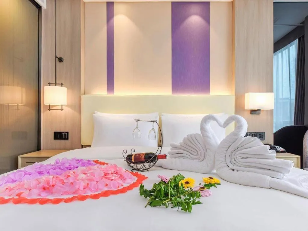 Bed in Lavande Hotel Nanchong Xihua Shida