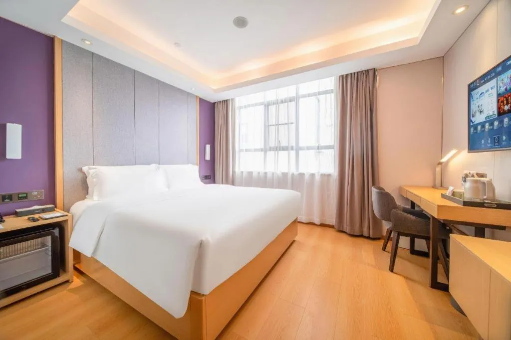 Bed in Lavande Hotel Guangzhou Zoo Huanghuagang Metro Station