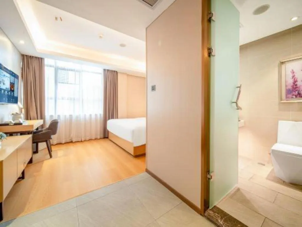 Bed in Lavande Hotel Guangzhou Zoo Huanghuagang Metro Station