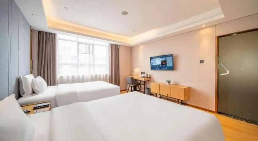 Bed in Lavande Hotel Guangzhou Zoo Huanghuagang Metro Station