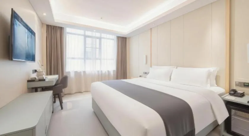 Bed in Lavande Hotel Guangzhou Zoo Huanghuagang Metro Station