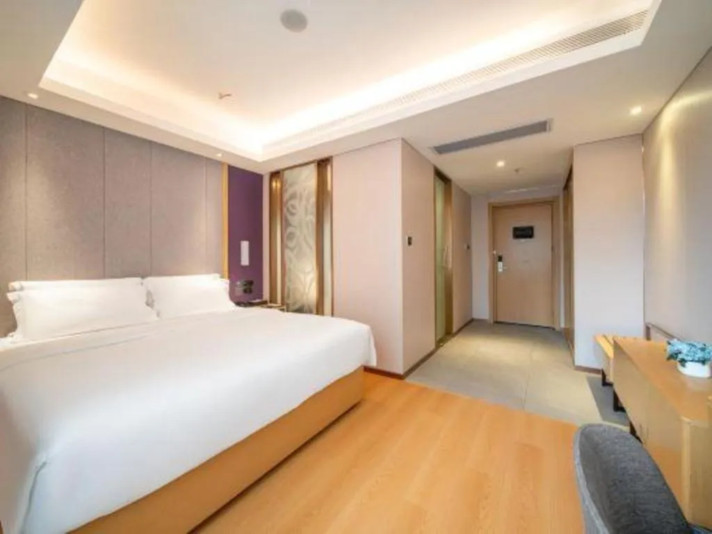 Bed in Lavande Hotel Guangzhou Zoo Huanghuagang Metro Station
