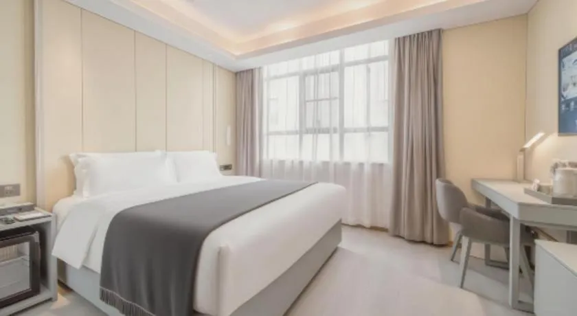 Bed in Lavande Hotel Guangzhou Zoo Huanghuagang Metro Station