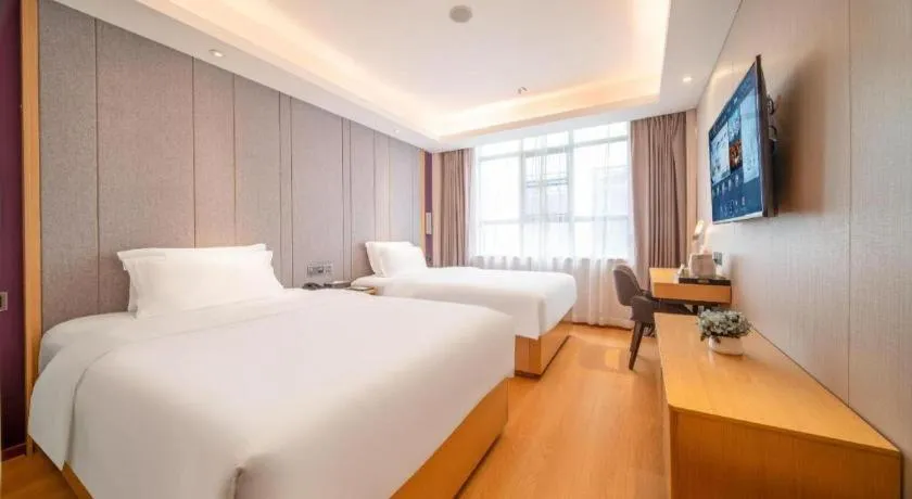 Bed in Lavande Hotel Guangzhou Zoo Huanghuagang Metro Station