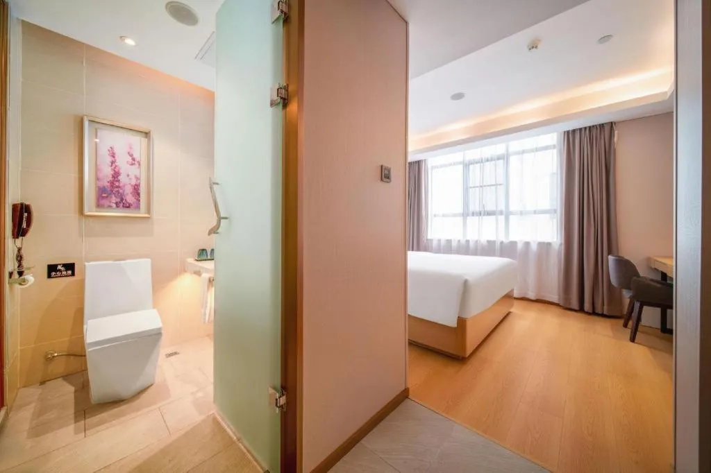 Bed in Lavande Hotel Guangzhou Zoo Huanghuagang Metro Station