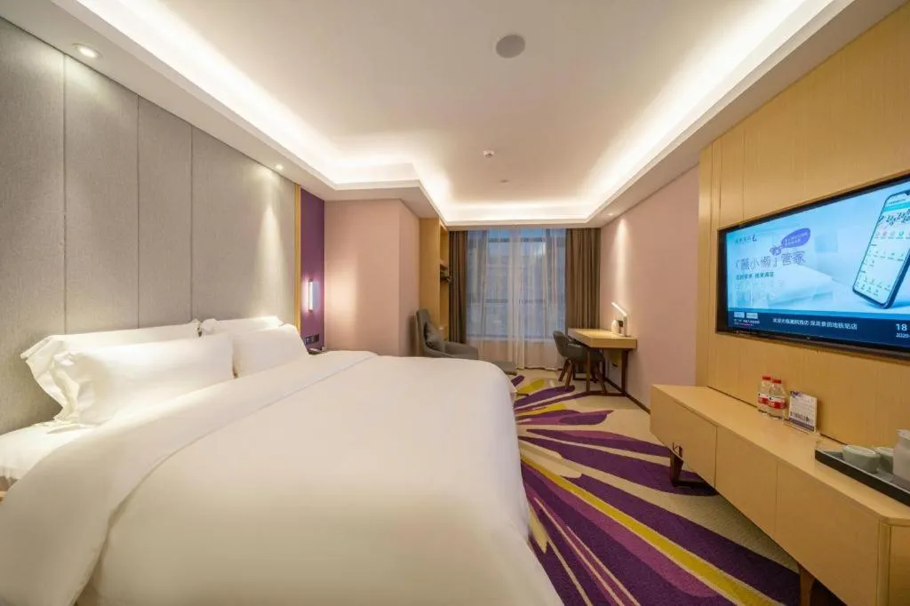 Bed in Lavande Hotel Shenzhen Jingtian Metro Station