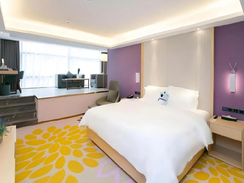 Bed in Lavande Hotel Shenzhen Jingtian Metro Station