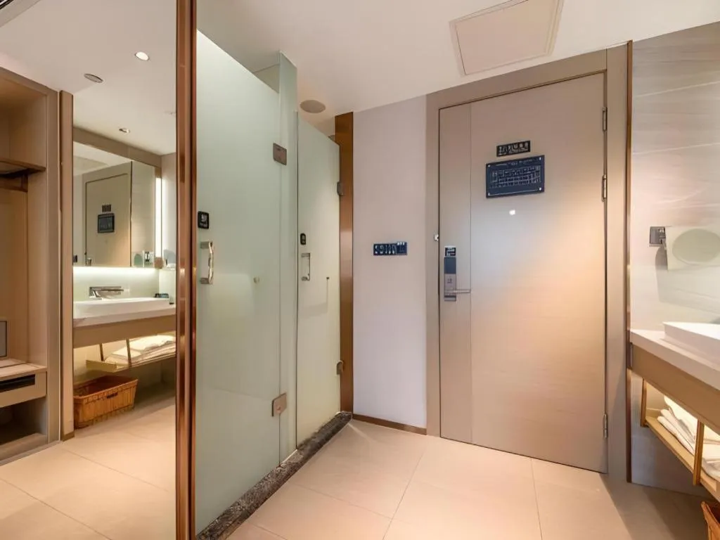 Bed in Lavande Hotel Zhongshan Shiqi Daxinxinduhui North Zhongshan Station