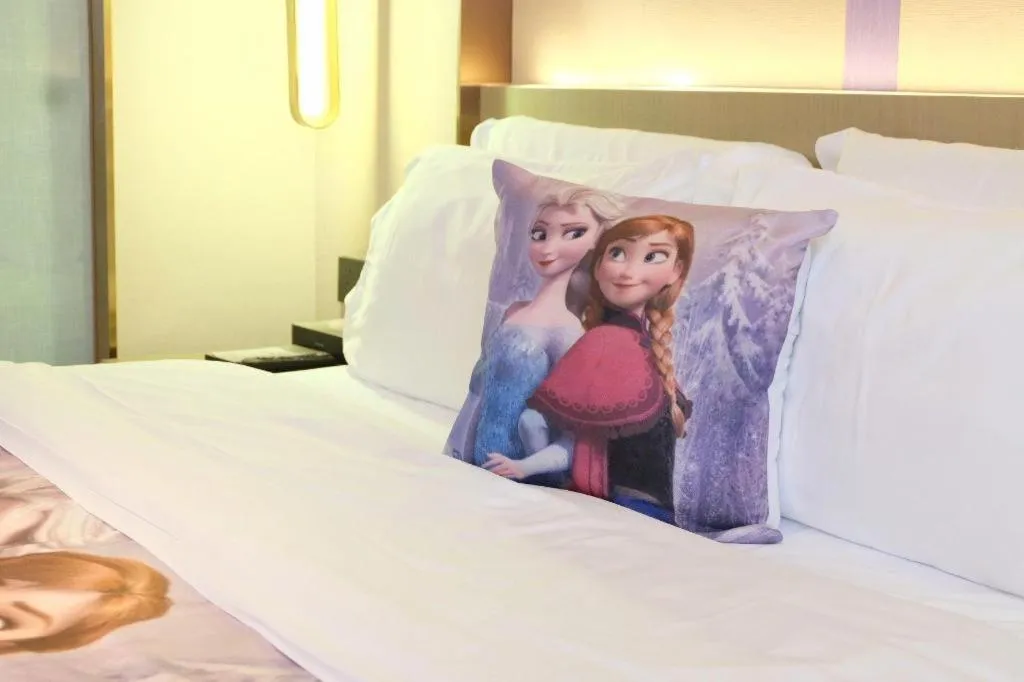 Bed in Lavande Hotel Zhongshan Shiqi Daxinxinduhui North Zhongshan Station