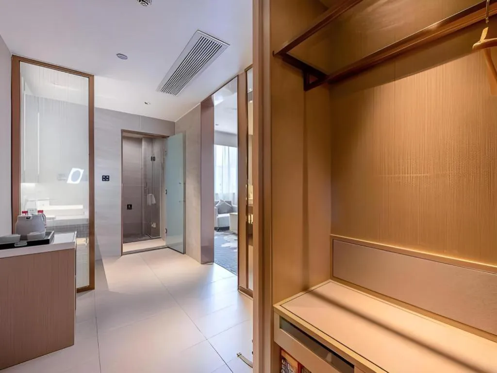 Bed in Lavande Hotel Zhongshan Shiqi Daxinxinduhui North Zhongshan Station