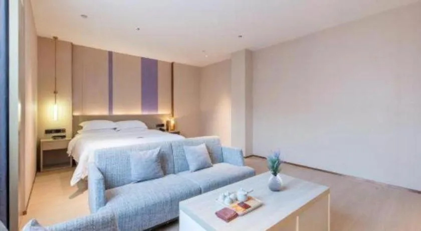 Bed in Lavande Hotel Zhongshan Shiqi Daxinxinduhui North Zhongshan Station