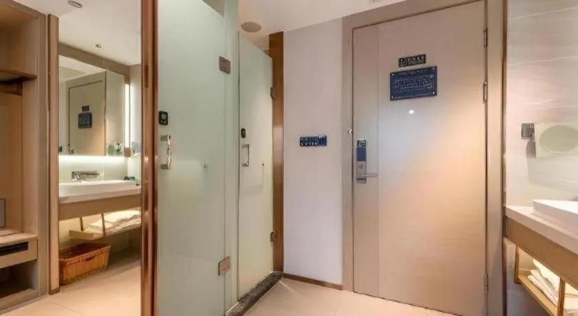 Bed in Lavande Hotel Zhongshan Shiqi Daxinxinduhui North Zhongshan Station