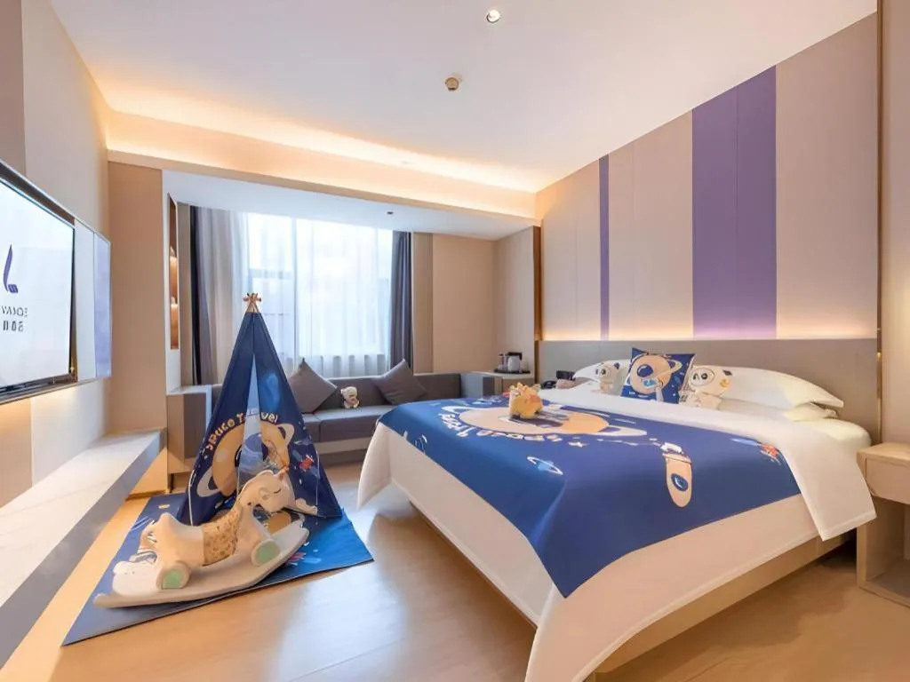 Bed in Lavande Hotel Zhongshan Shiqi Daxinxinduhui North Zhongshan Station