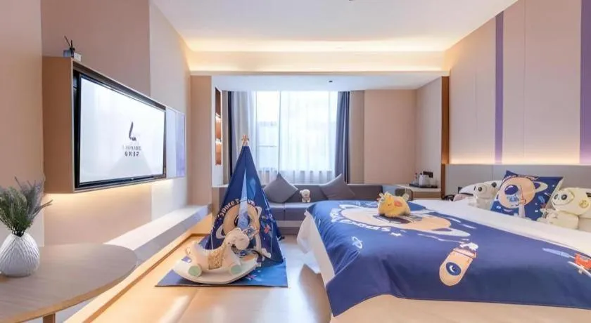 Bed in Lavande Hotel Zhongshan Shiqi Daxinxinduhui North Zhongshan Station