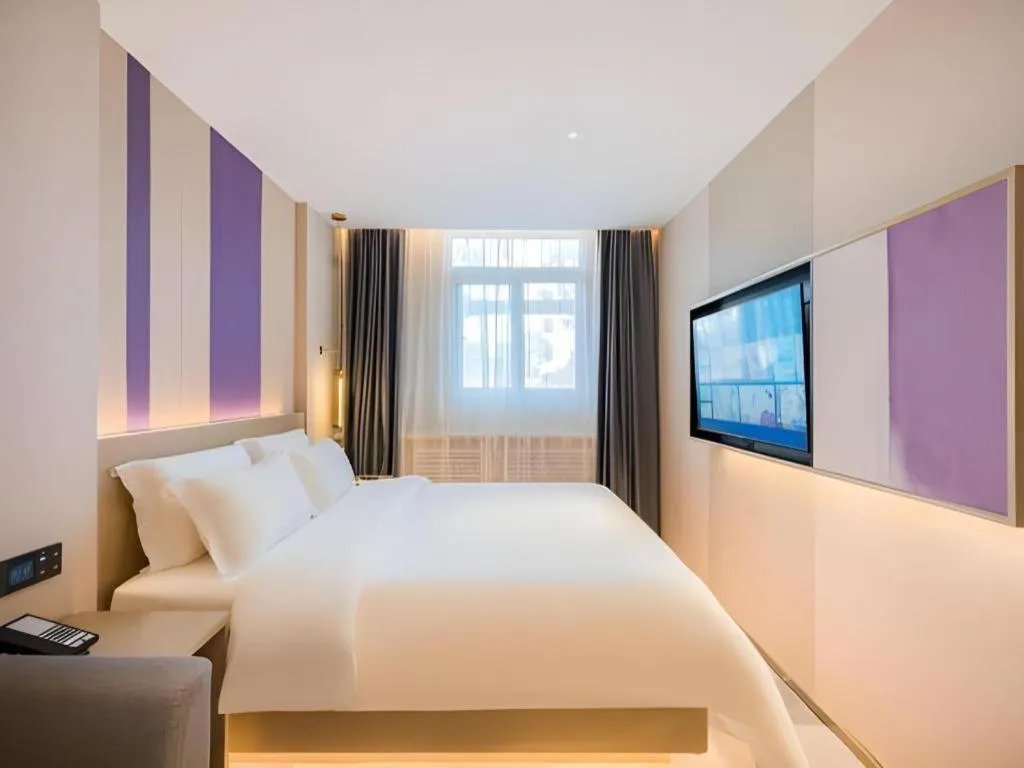 Bed in Lavande Hotel Beijing Industry University Metro Station