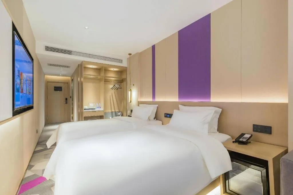 Bed in Lavande Hotel Beijing Industry University Metro Station