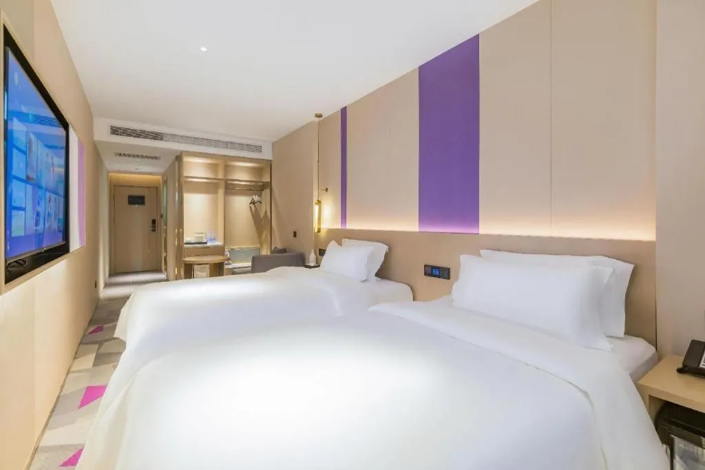 Bed in Lavande Hotel Beijing Industry University Metro Station