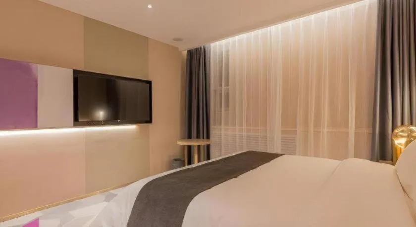 Bed in Lavande Hotel Beijing Industry University Metro Station