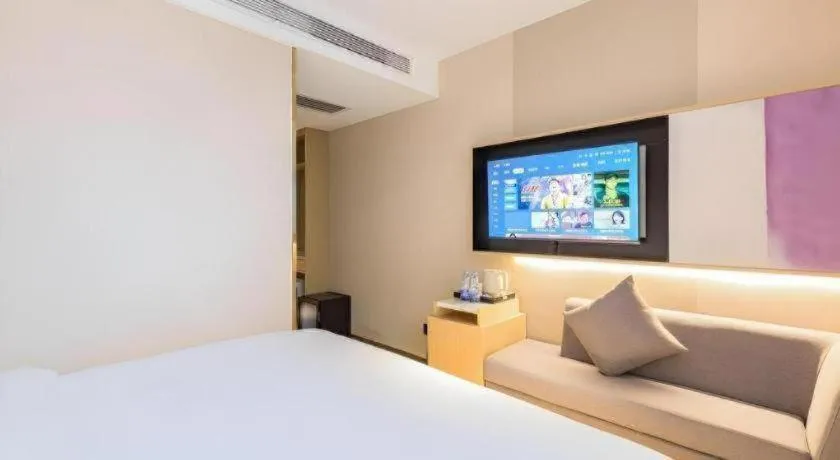 Bed in Lavande Hotel Beijing Industry University Metro Station