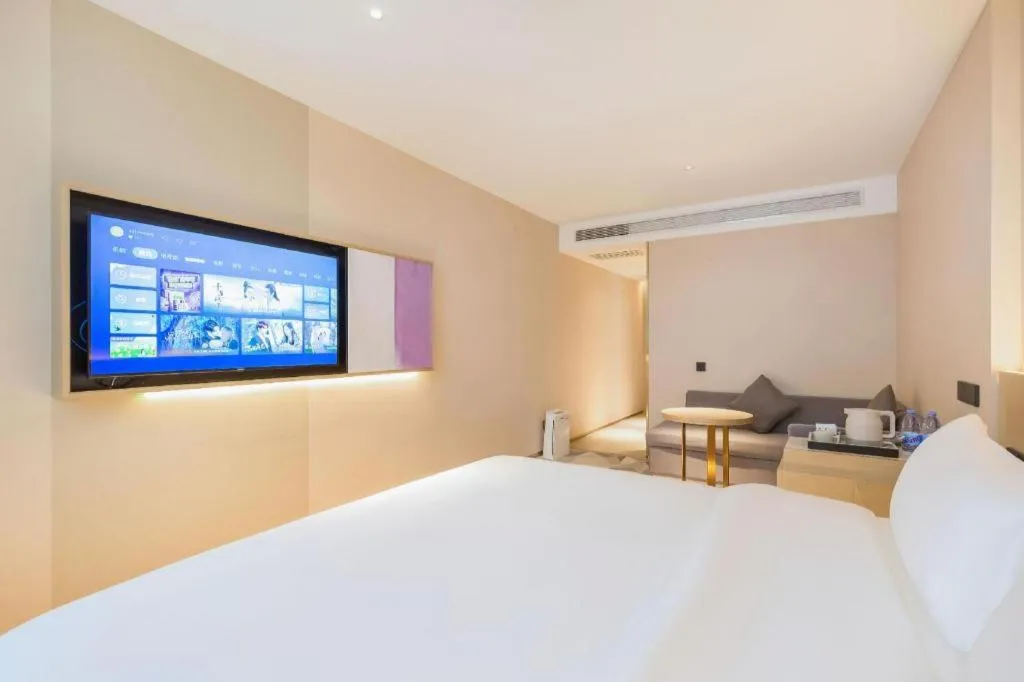 Bed in Lavande Hotel Beijing Industry University Metro Station