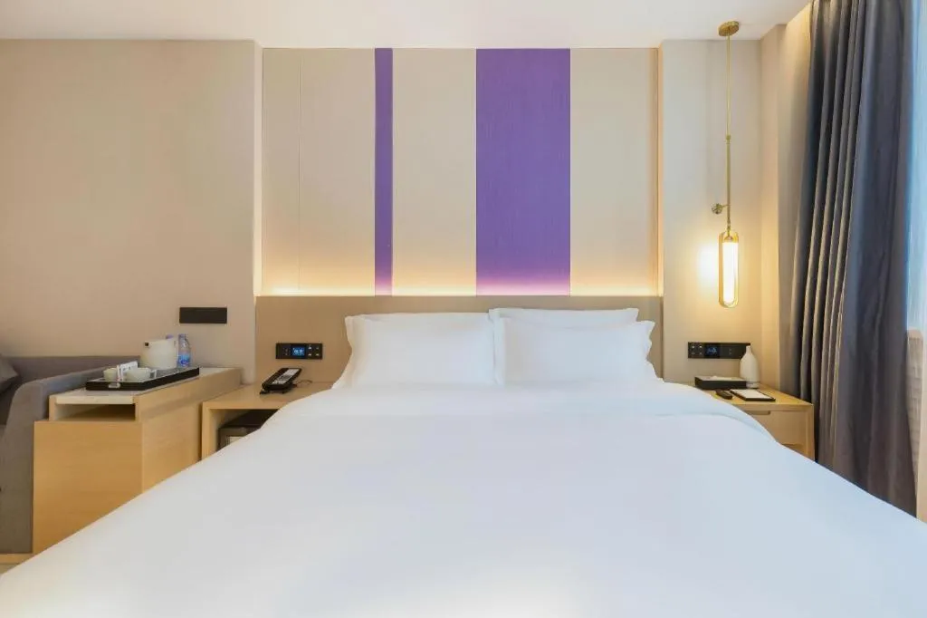 Bed in Lavande Hotel Beijing Industry University Metro Station