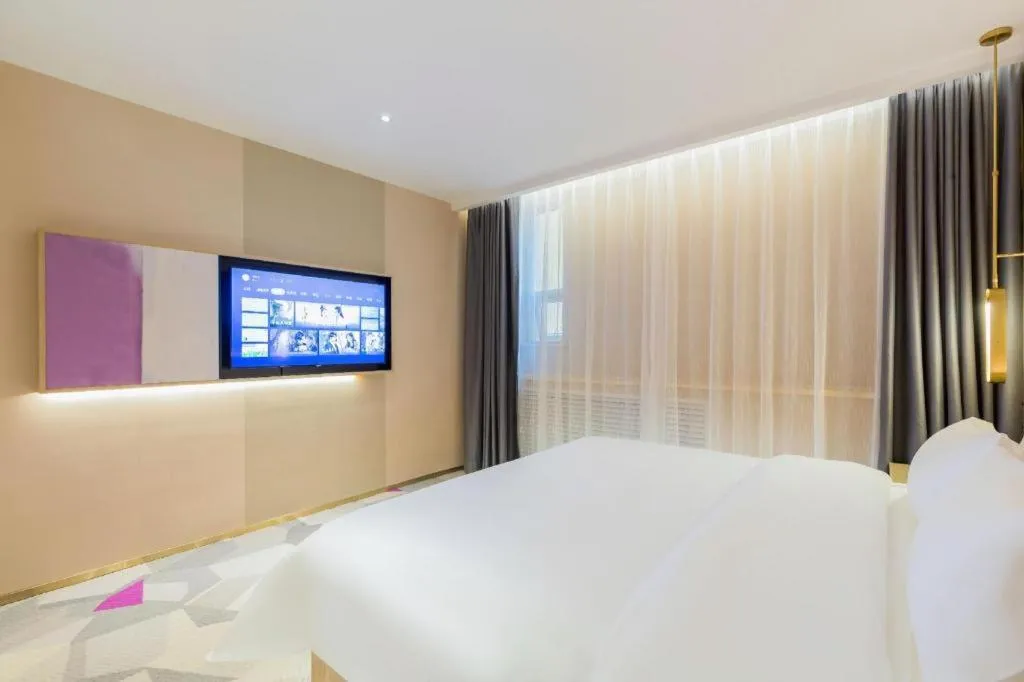 Bed in Lavande Hotel Beijing Industry University Metro Station