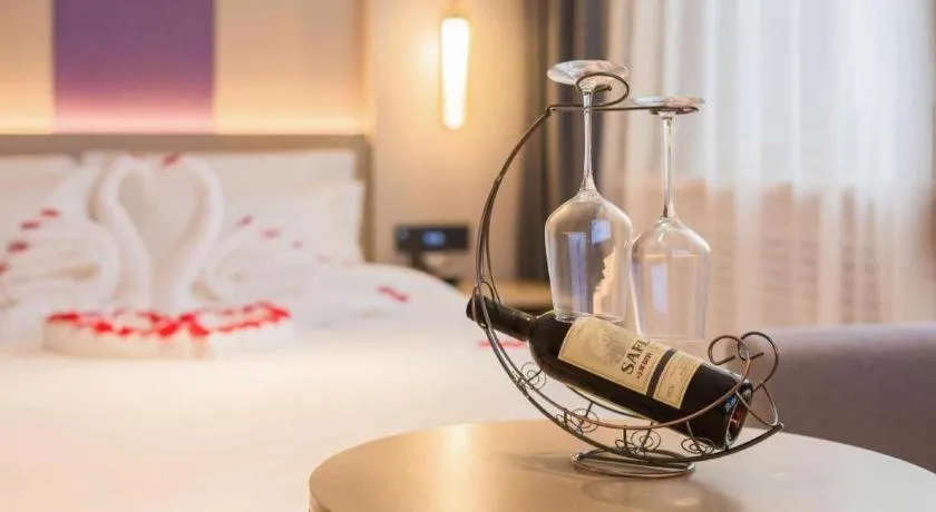 Bed in Lavande Hotel Beijing Industry University Metro Station