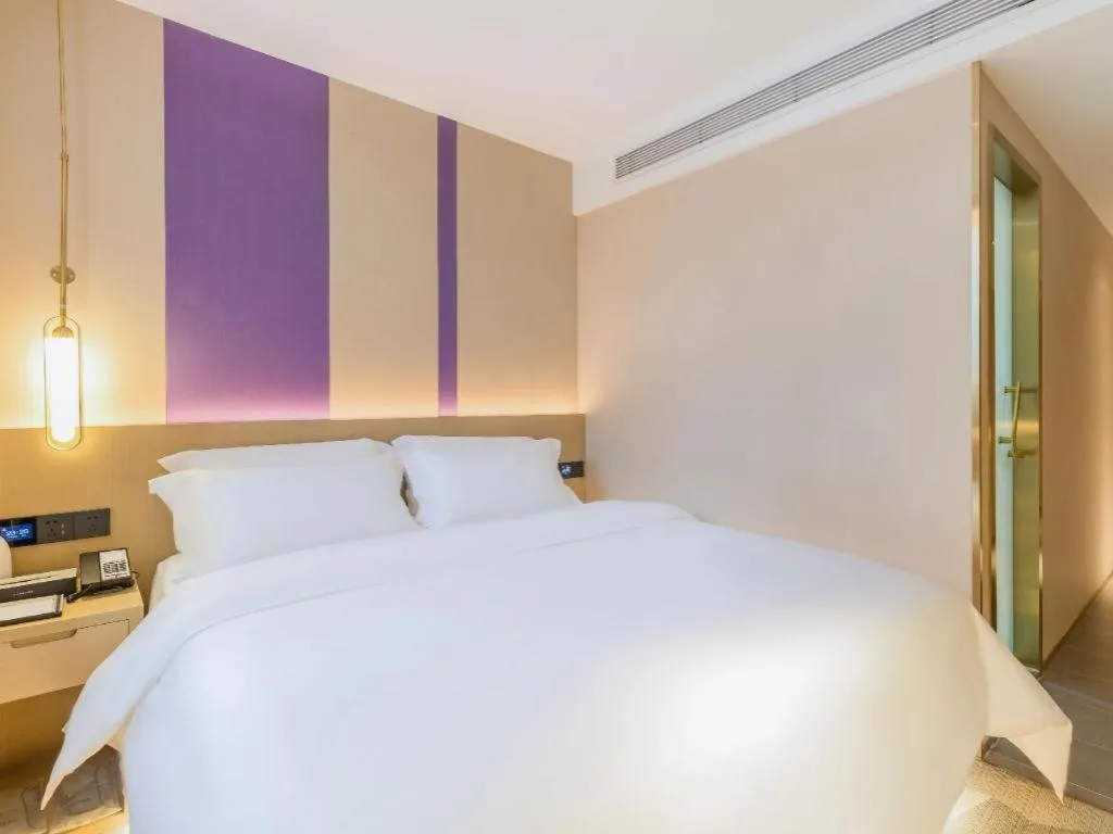 Bed in Lavande Hotel Beijing Industry University Metro Station