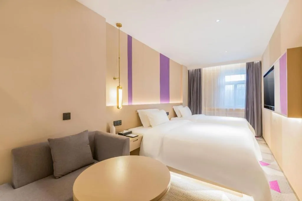 Bed in Lavande Hotel Beijing Industry University Metro Station