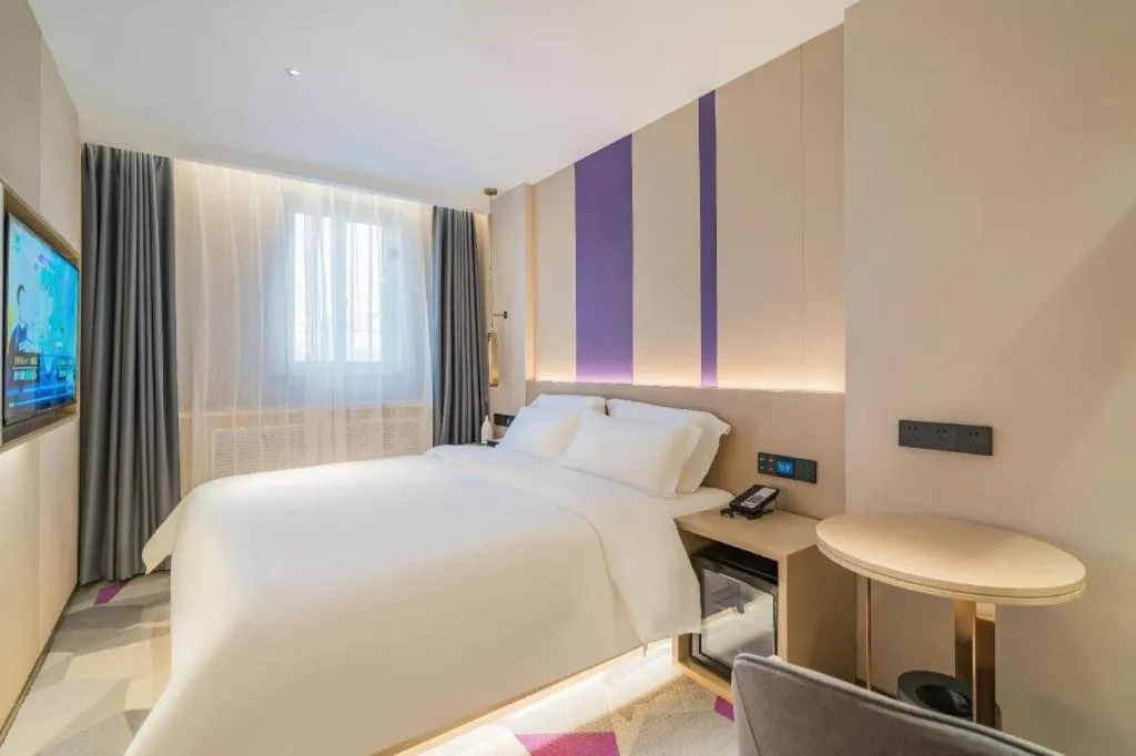 Bed in Lavande Hotel Beijing Industry University Metro Station