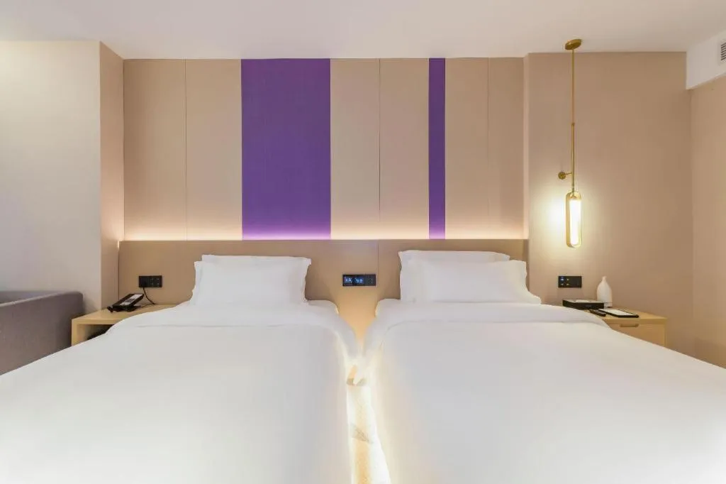 Bed in Lavande Hotel Beijing Industry University Metro Station