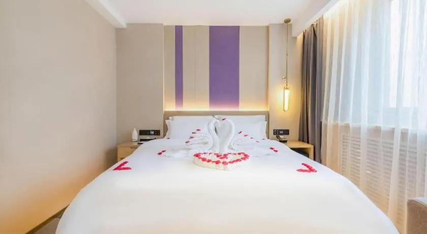 Bed in Lavande Hotel Beijing Industry University Metro Station