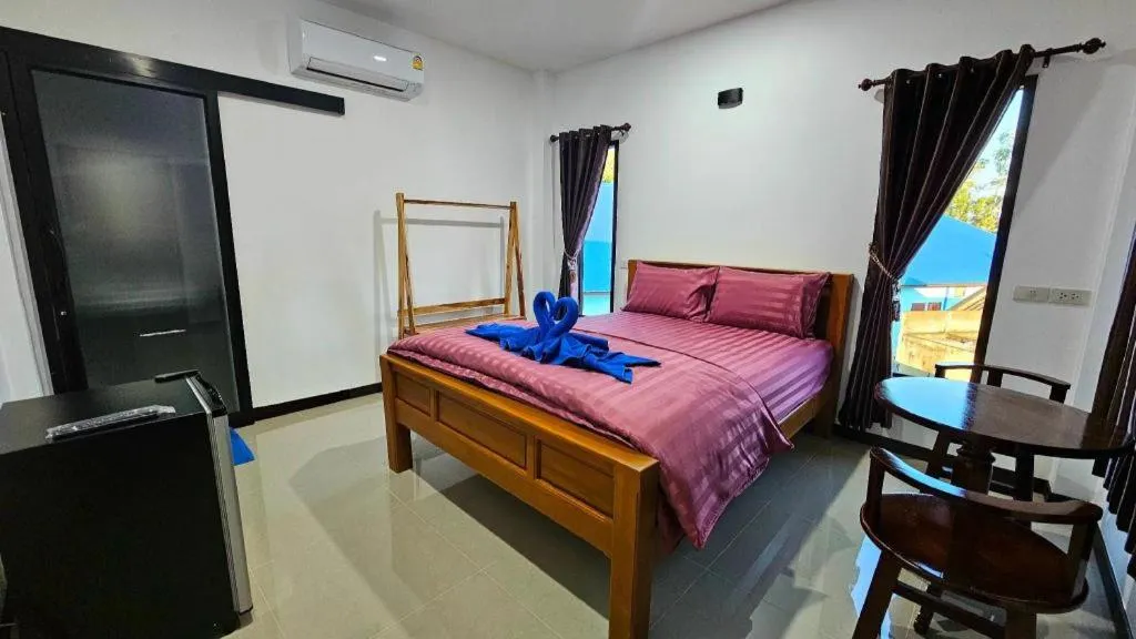 Bed in HotelBanAunirukChiangrai