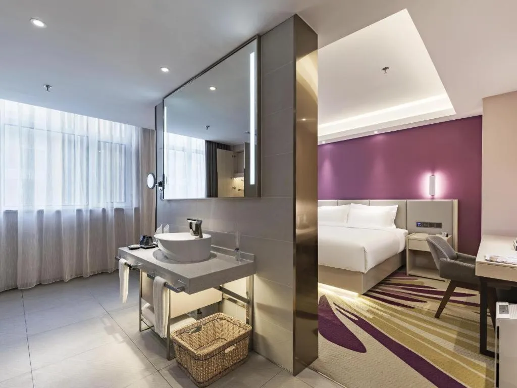 Bed in Lavande Hotel Hengshui Huizhong Plaza