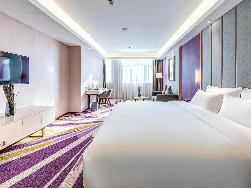Bed in Lavande Hotel Hengshui Huizhong Plaza