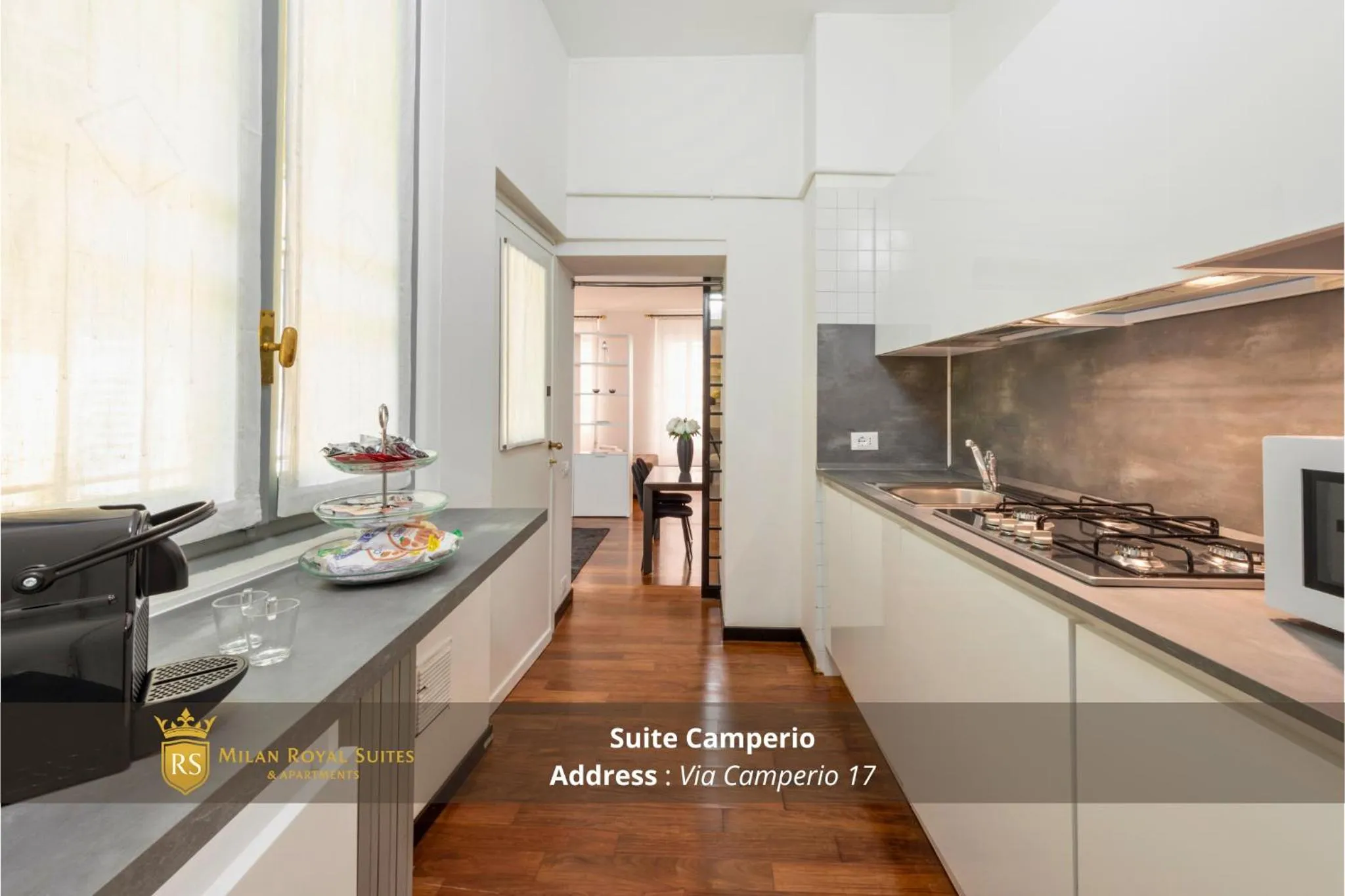 Kitchen or kitchenette in Milan Royal Suites - Centro Brera