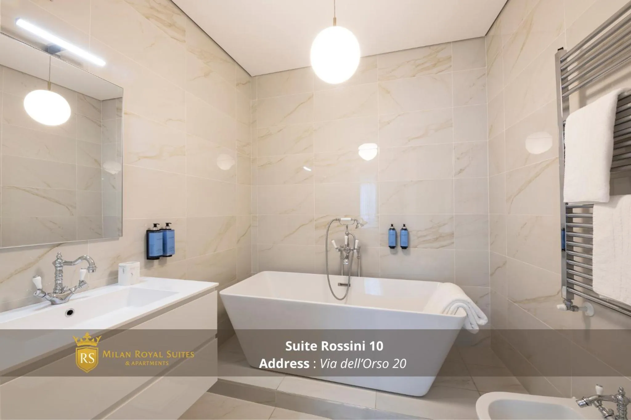 Bathroom in Milan Royal Suites - Centro Brera