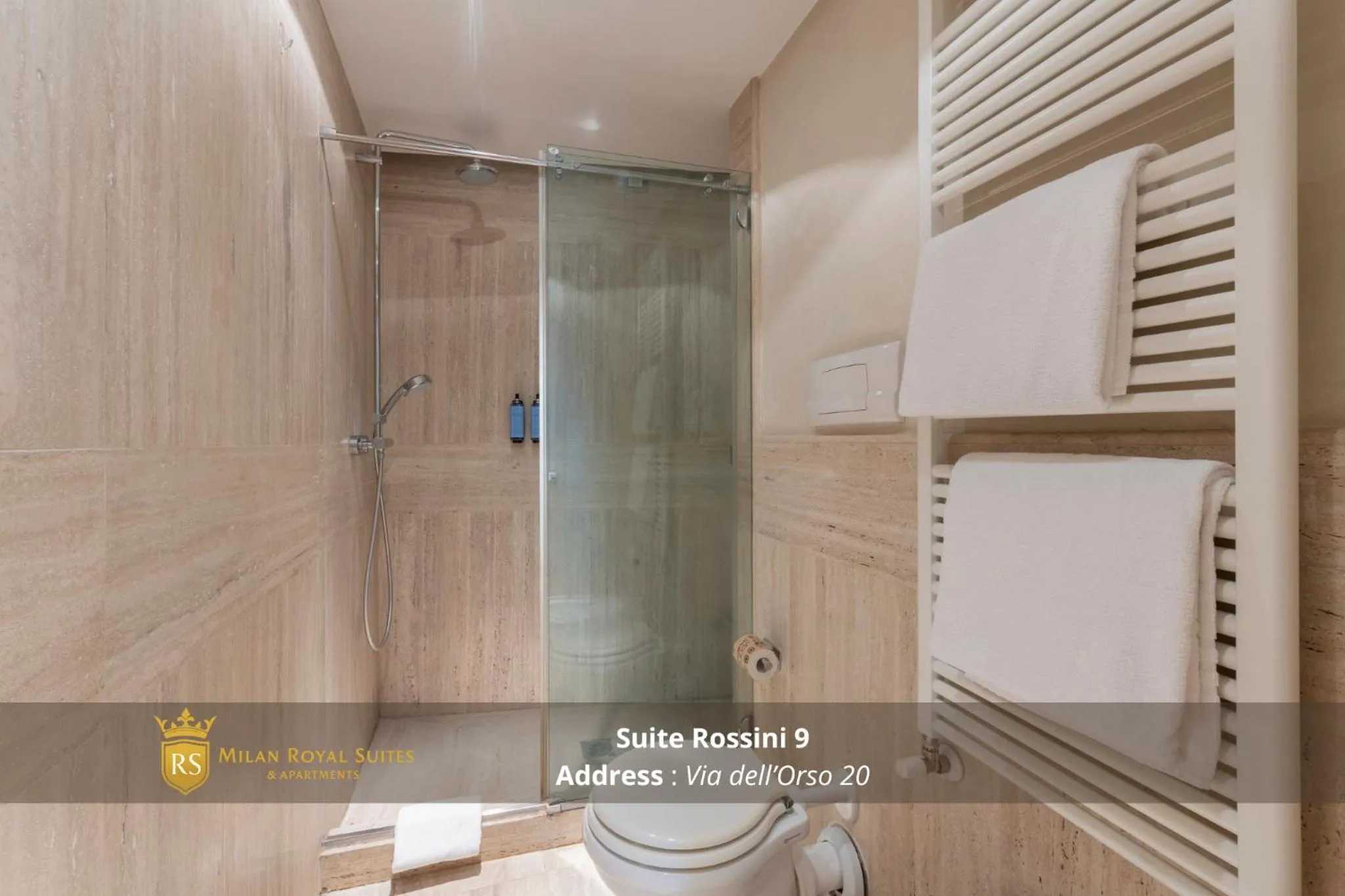 Bathroom in Milan Royal Suites - Centro Brera