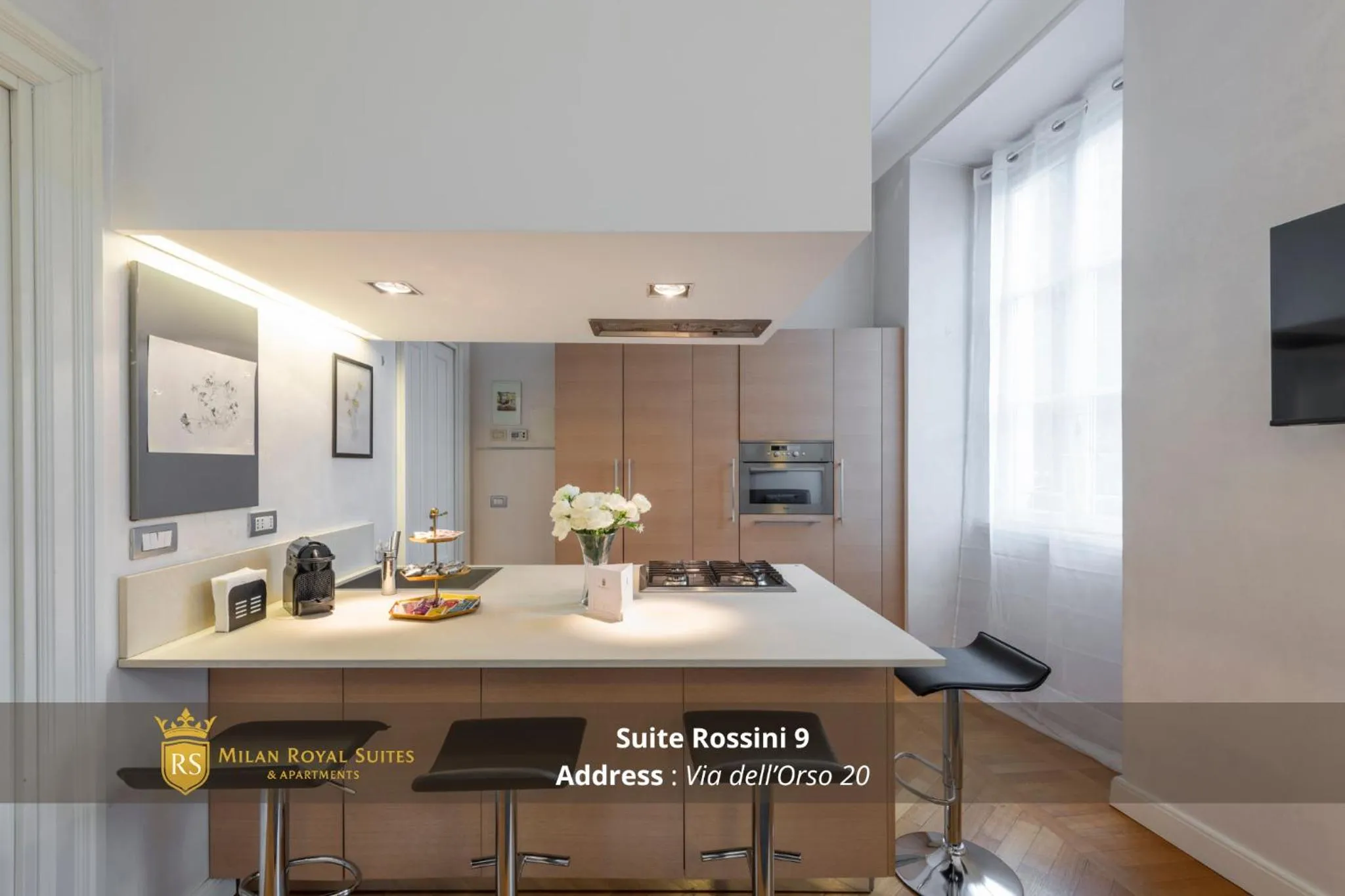Kitchen or kitchenette in Milan Royal Suites - Centro Brera