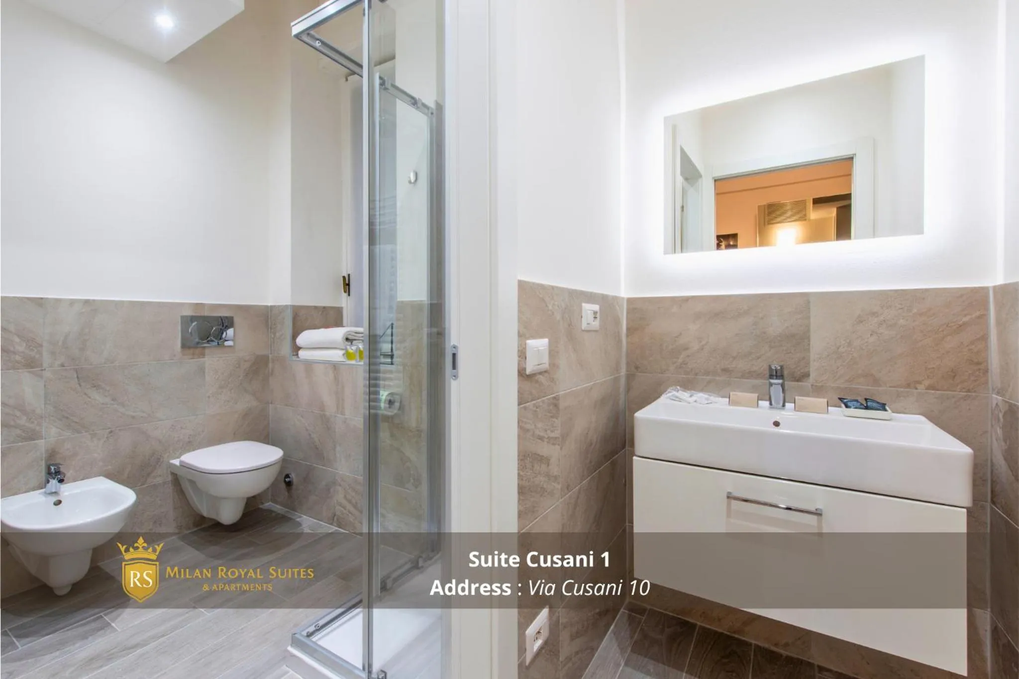 Bathroom in Milan Royal Suites - Centro Brera