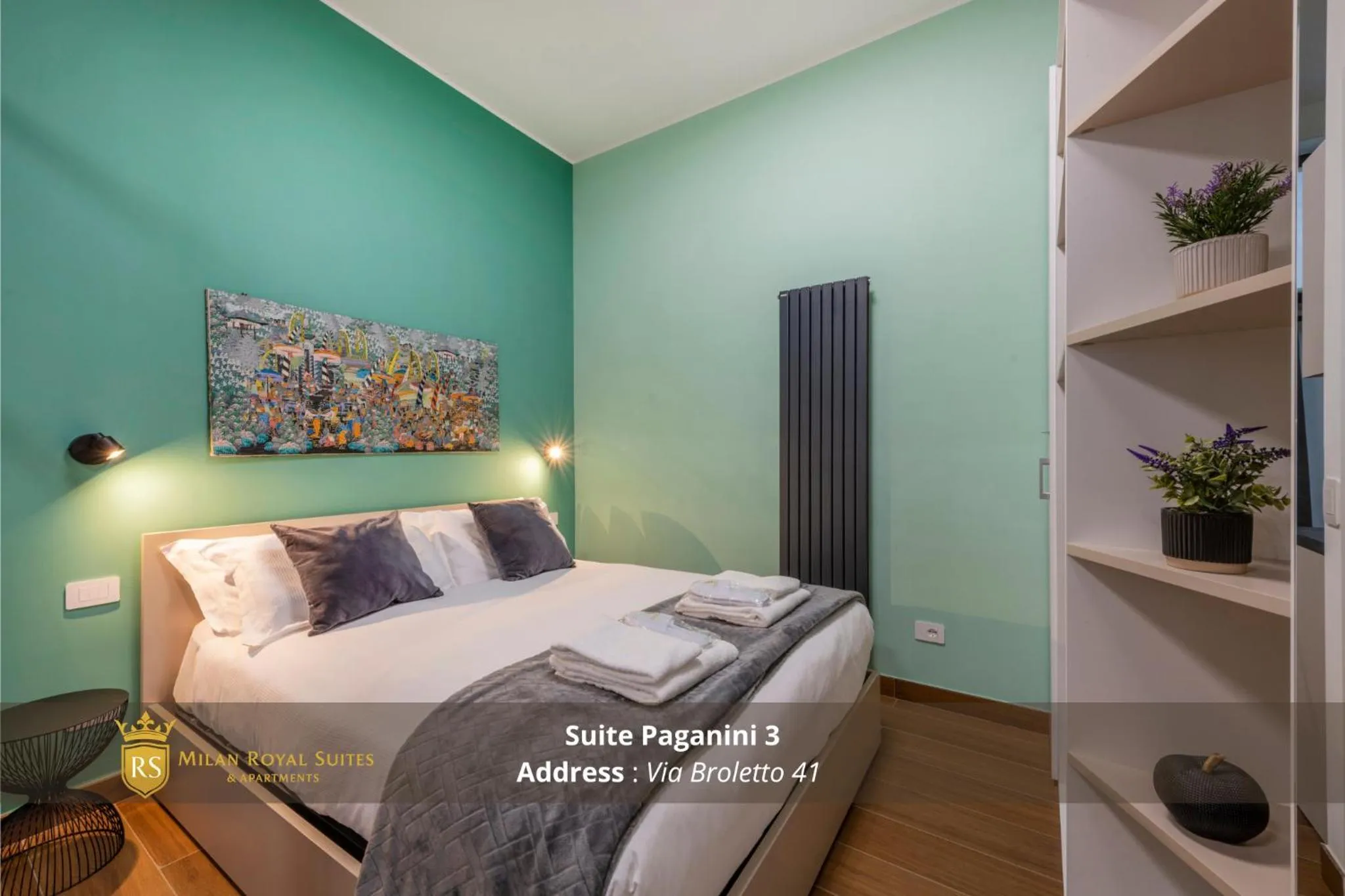 Bedroom, Bed in Milan Royal Suites - Centro Brera