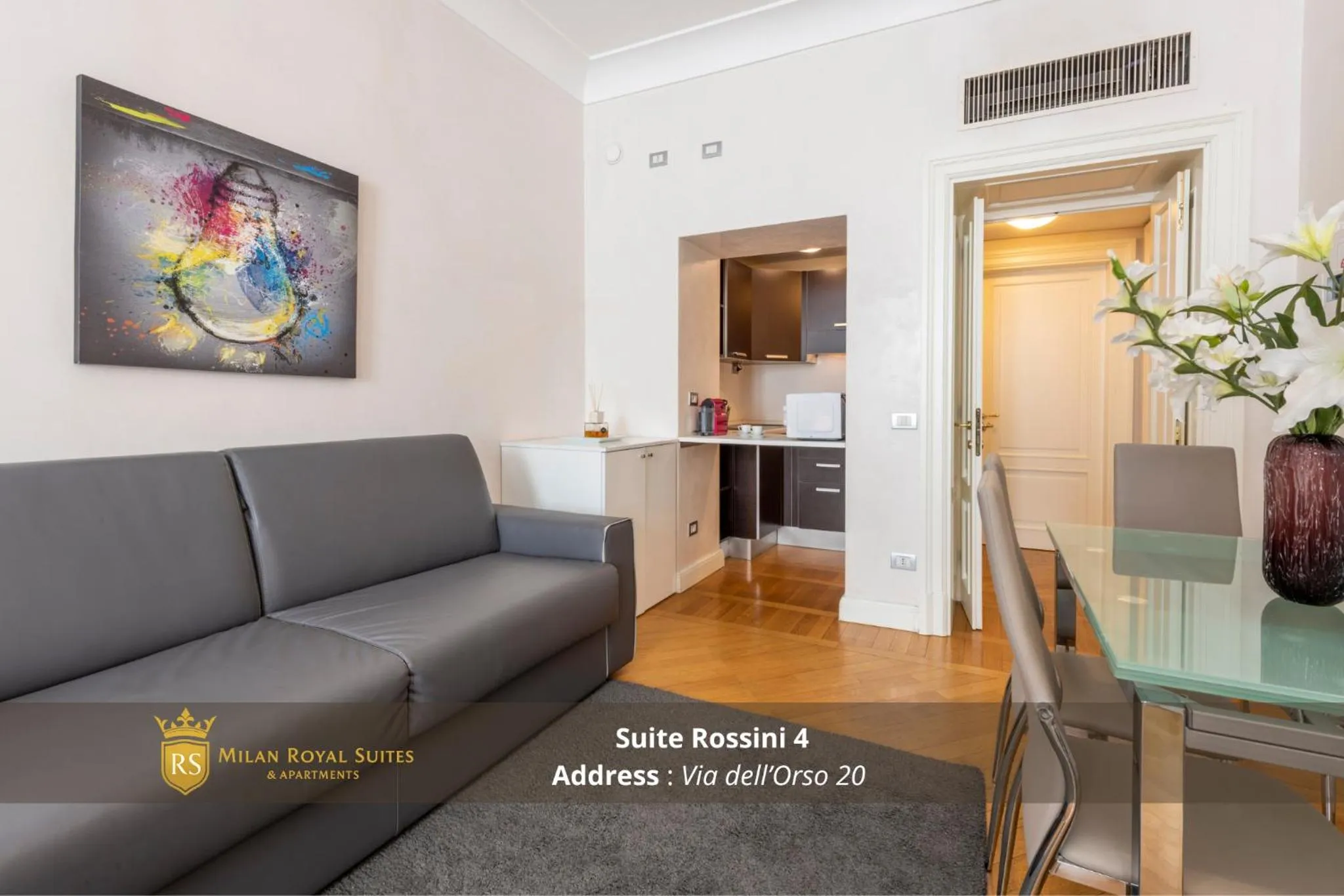 Living room in Milan Royal Suites - Centro Brera