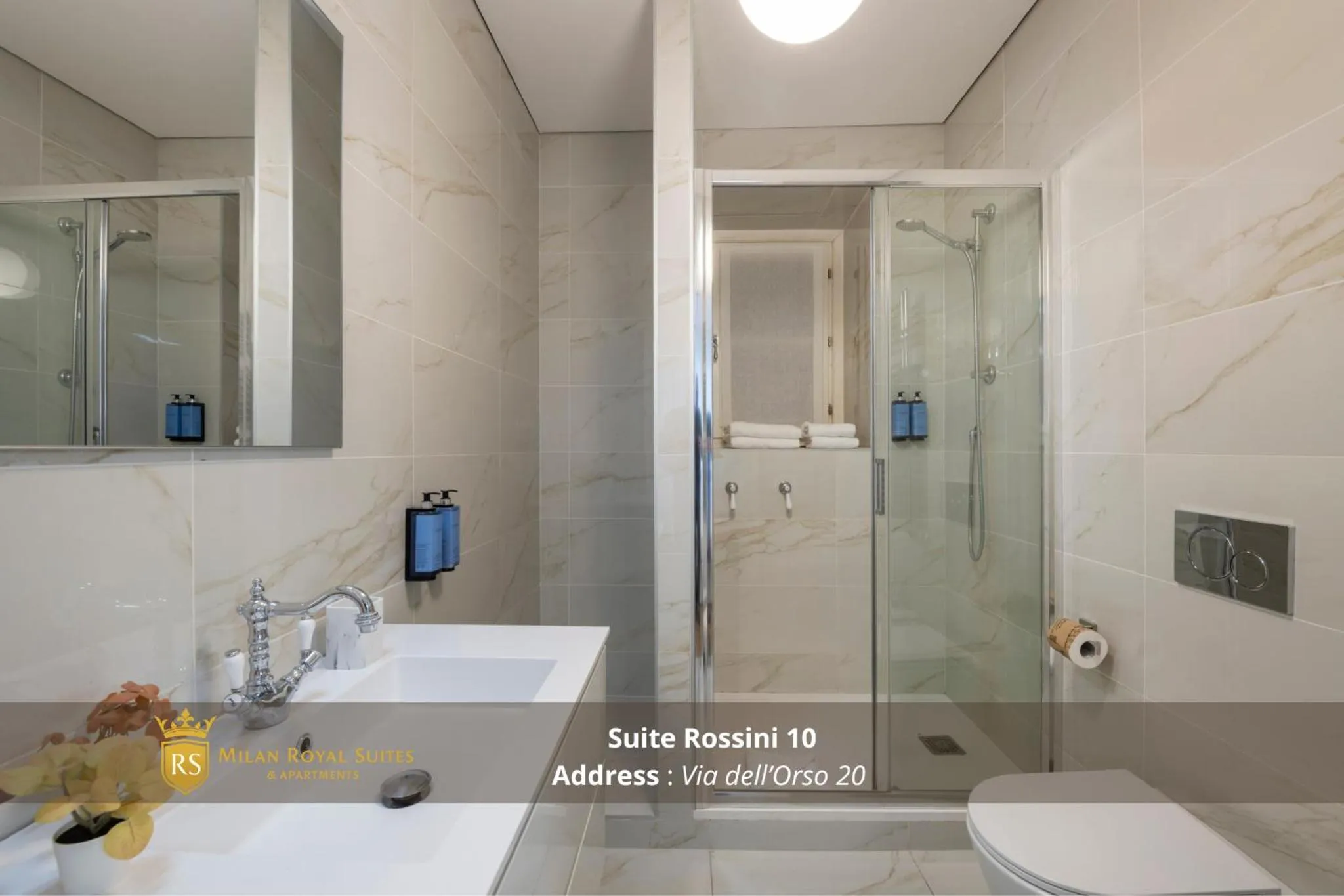 Bathroom in Milan Royal Suites - Centro Brera