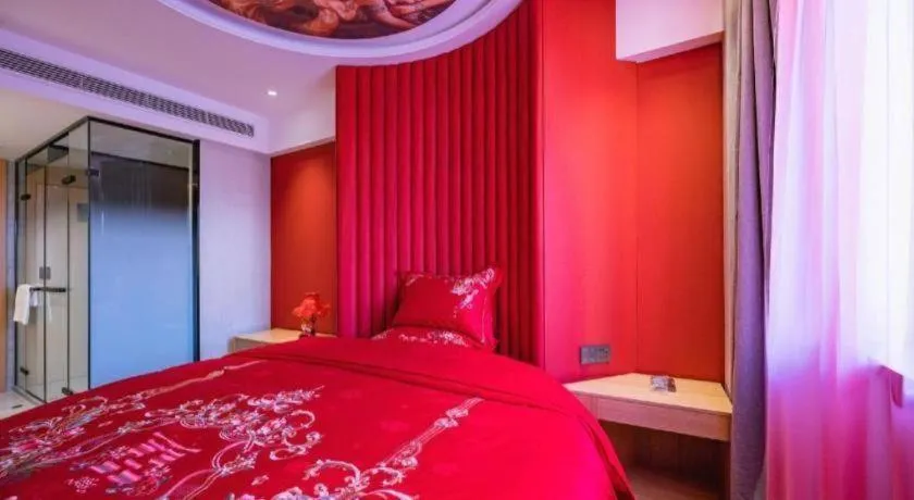 Bed in Super 8 Hotel Premier Beijing Changping Science & Technology Park