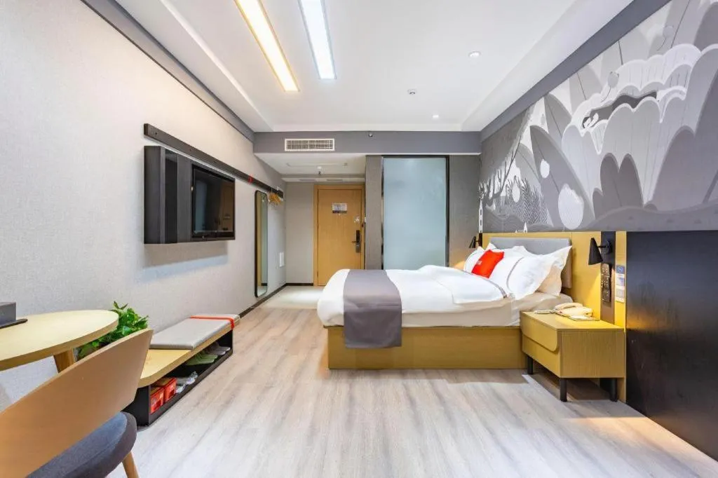 Bed in Thank Inn Henan Zhoukou Chuanhui District Zhoukou Avenue Municipal Government