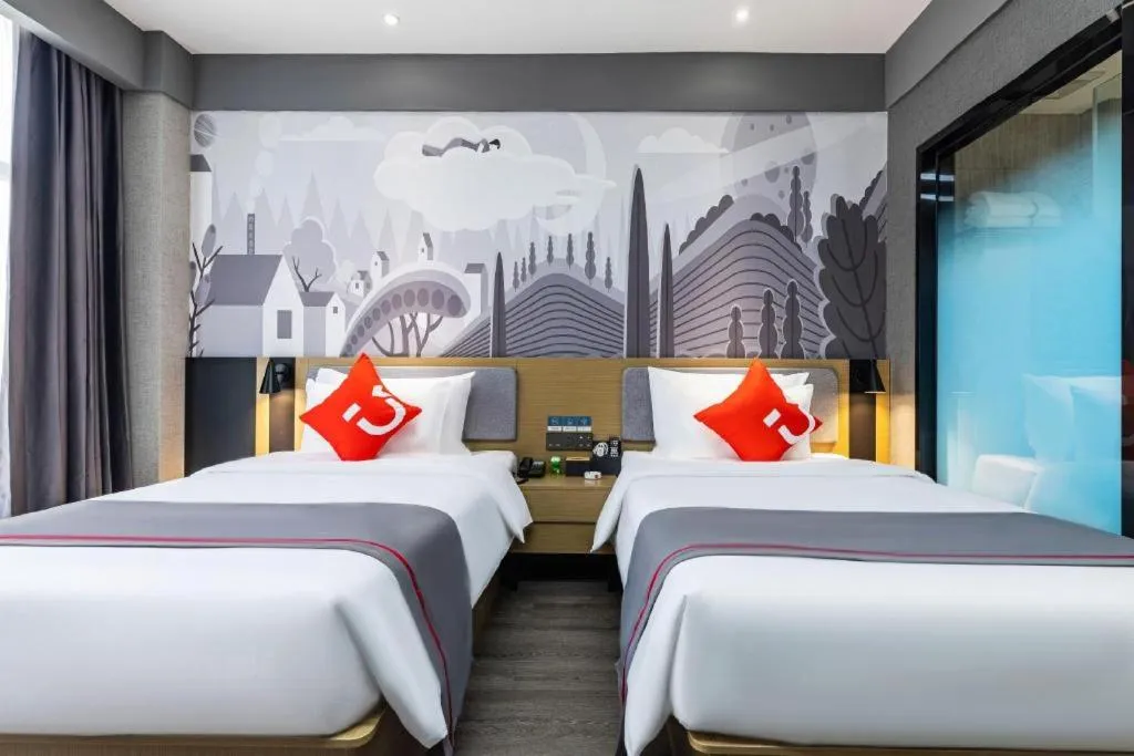 Bed in Thank Inn Henan Zhoukou Chuanhui District Zhoukou Avenue Municipal Government